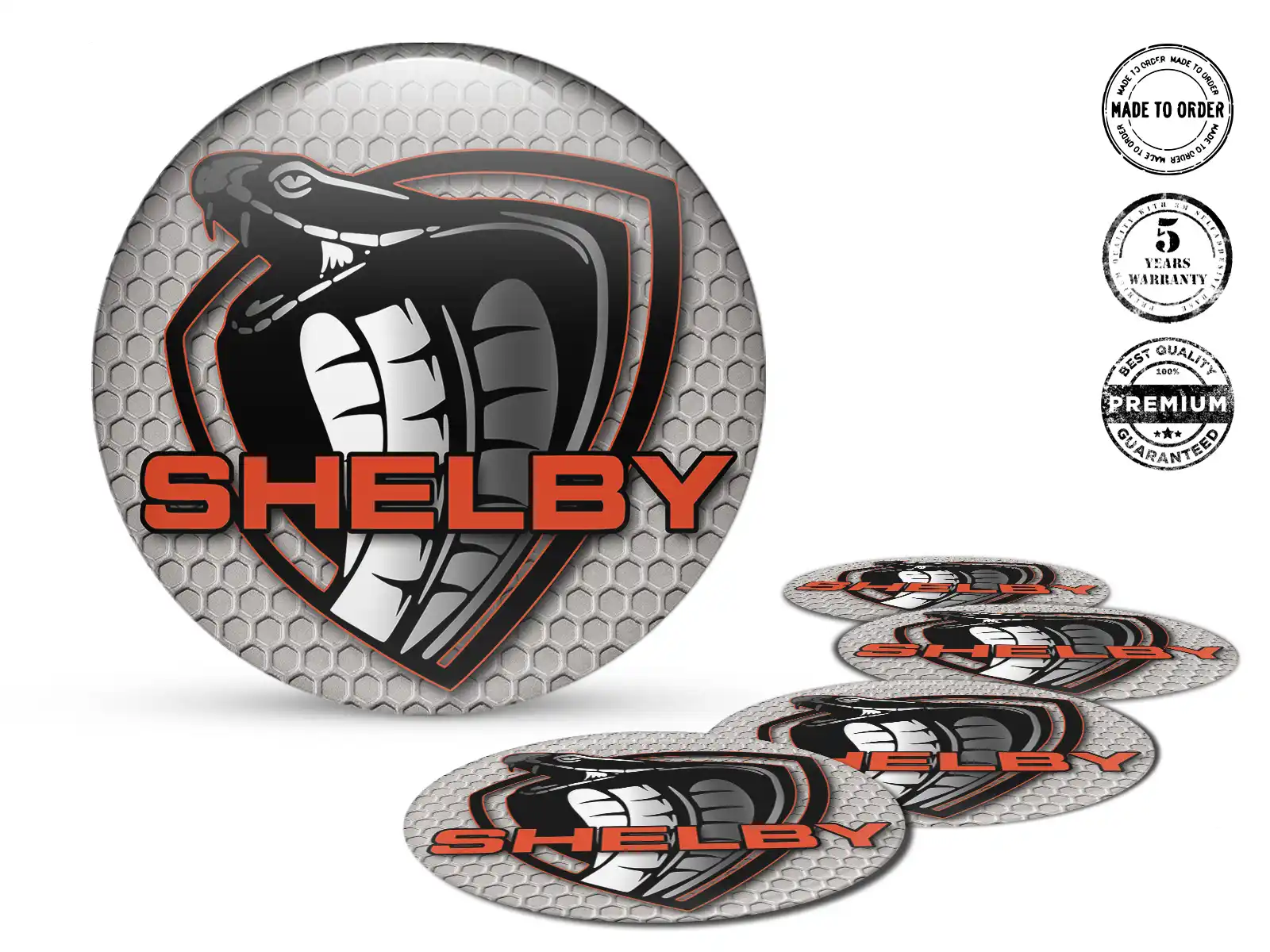 Radplaketten Logo Individuelle Dome-Sticker
